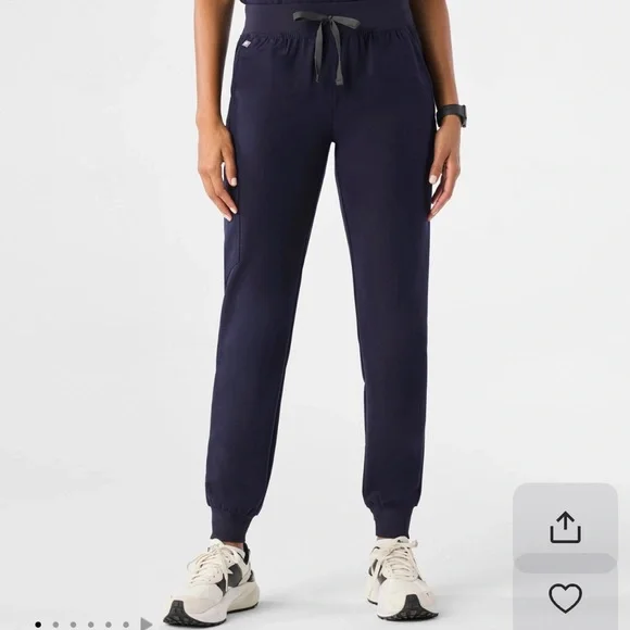 Figs Women's Deep Blue Jogger Pants - Picture 1 of 5